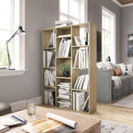 vidaXL Room Divider/Book Cabinet Chipboard Standing Shelf Rack Multi Colors