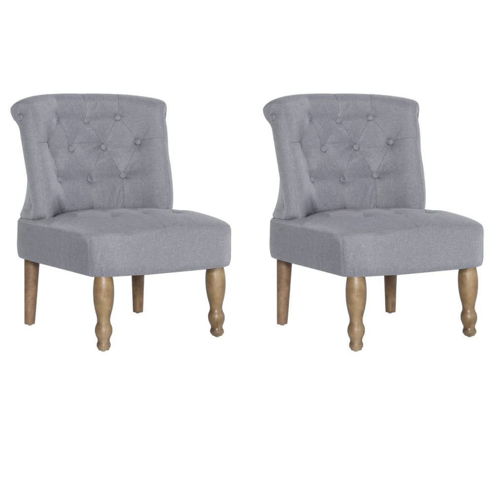 1/2x French Chairs Fabric Lounge Seating Dining Chair Multi Colors.