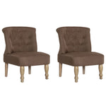 1/2x French Chairs Fabric Lounge Seating Dining Chair Multi Colors.