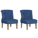 1/2x French Chairs Fabric Lounge Seating Dining Chair Multi Colors.