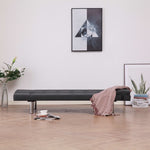 vidaXL Sofa Bed with Two Pillows Faux Leather Couch Chaise Lounge Multi Colors