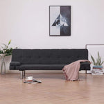 vidaXL Sofa Bed with Two Pillows Faux Leather Couch Chaise Lounge Multi Colors