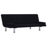 vidaXL Sofa Bed with Two Pillows Faux Leather Couch Chaise Lounge Multi Colors