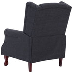 Recliner Dark Gray Fabric.