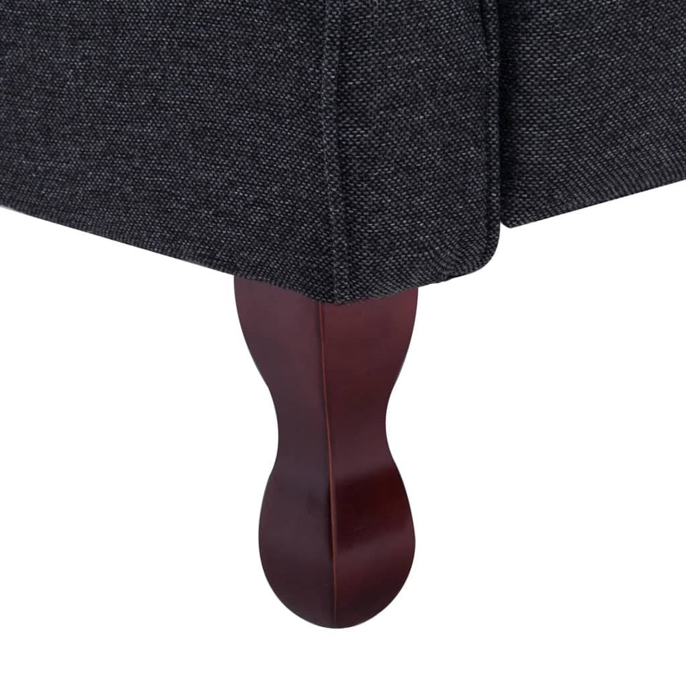 Recliner Dark Gray Fabric.