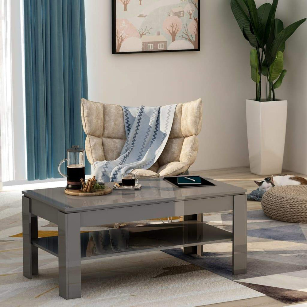 vidaXL Coffee Table Chipboard End Side Accent Couch Telephone Multi Colors