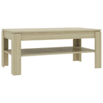 vidaXL Coffee Table Chipboard End Side Accent Couch Telephone Multi Colors