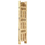 vidaXL Solid Mango Wood Hand Carved Room Divider Screen Multi Sizes/Colors