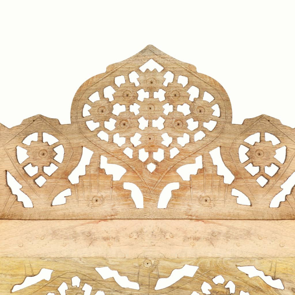 vidaXL Solid Mango Wood Hand Carved Room Divider Screen Multi Sizes/Colors