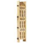 vidaXL Solid Mango Wood Hand Carved Room Divider Screen Multi Sizes/Colors