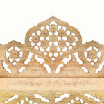 vidaXL Solid Mango Wood Hand Carved Room Divider Screen Multi Sizes/Colors