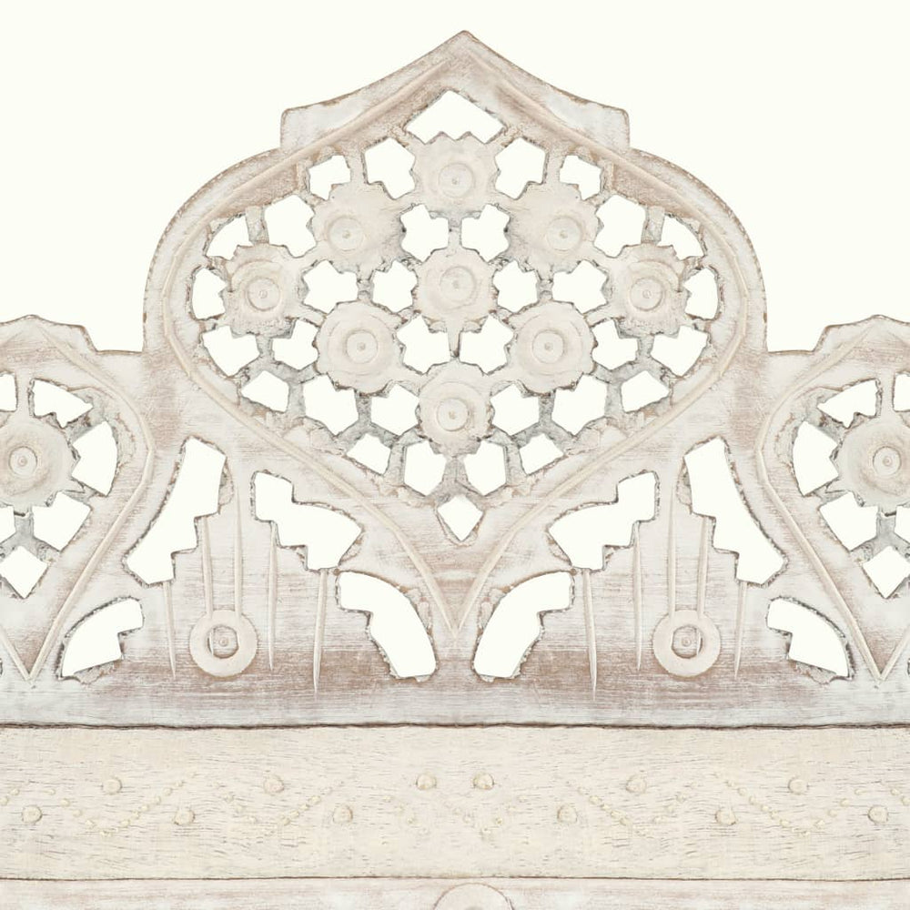 vidaXL Solid Mango Wood Hand Carved Room Divider Screen Multi Sizes/Colors