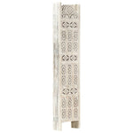 vidaXL Solid Mango Wood Hand Carved Room Divider Screen Multi Sizes/Colors