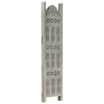 vidaXL Solid Mango Wood Hand Carved Room Divider Screen Multi Sizes/Colors