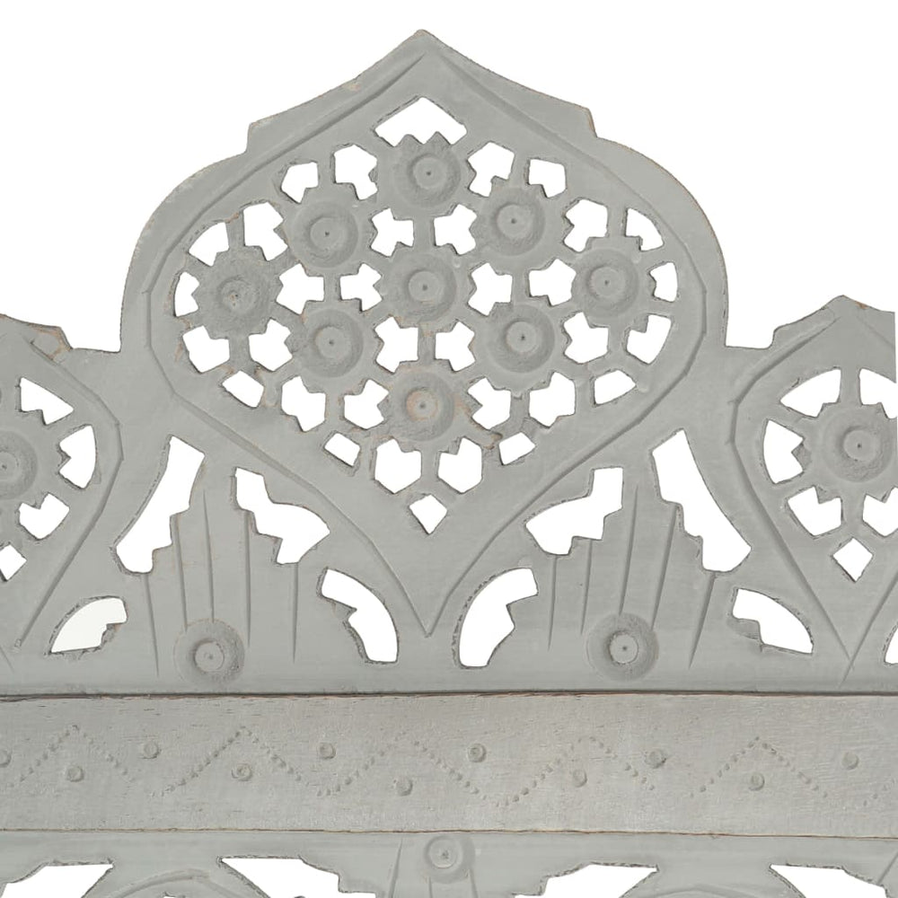 vidaXL Solid Mango Wood Hand Carved Room Divider Screen Multi Sizes/Colors