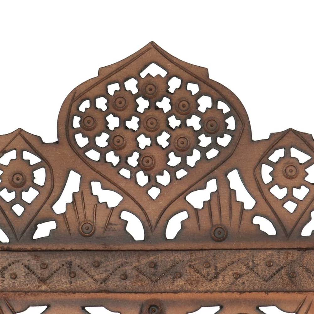 vidaXL Solid Mango Wood Hand Carved Room Divider Screen Multi Sizes/Colors