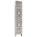 vidaXL Solid Mango Wood Hand Carved Room Divider Screen Multi Sizes/Colors