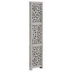 vidaXL Solid Mango Wood Hand Carved Room Divider Screen Multi Sizes/Colors