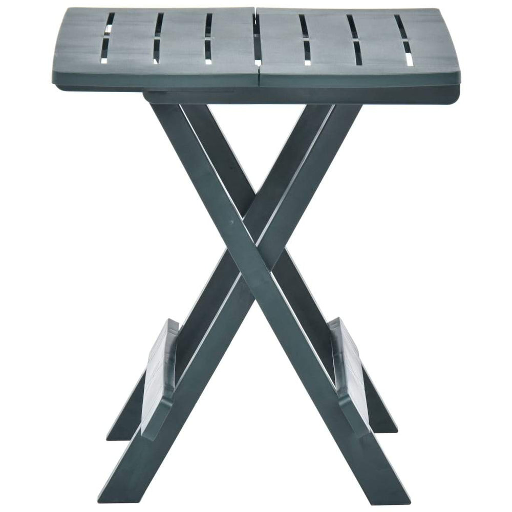 vidaXL Folding Garden Table Plastic Outdoor Patio Dining Dinner Multi Colors