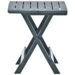 vidaXL Folding Garden Table Plastic Outdoor Patio Dining Dinner Multi Colors