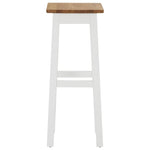 Bar Stools 2 pcs Solid Oak Wood.
