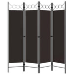 vidaXL 3/4/5/6x Panel Room Divider Folding Screen Furniture Multi Colors