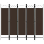 vidaXL 3/4/5/6x Panel Room Divider Folding Screen Furniture Multi Colors