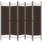 vidaXL 3/4/5/6x Panel Room Divider Folding Screen Furniture Multi Colors