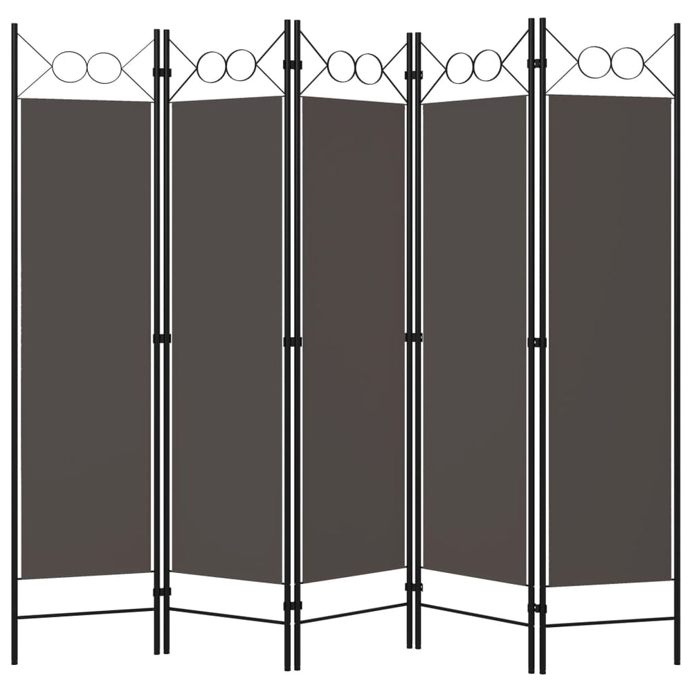 vidaXL 3/4/5/6x Panel Room Divider Folding Screen Furniture Multi Colors