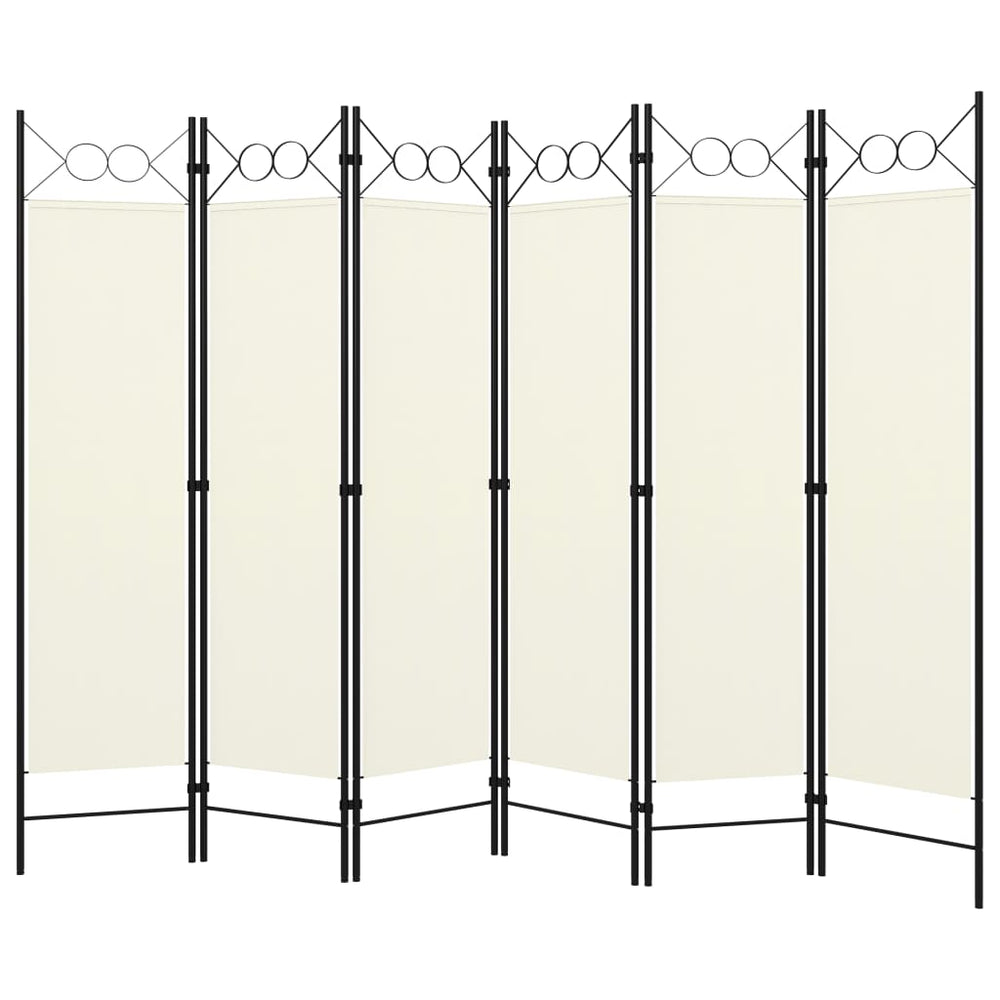 vidaXL 3/4/5/6x Panel Room Divider Folding Screen Furniture Multi Colors