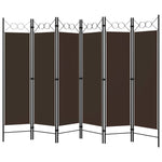 vidaXL 3/4/5/6x Panel Room Divider Folding Screen Furniture Multi Colors
