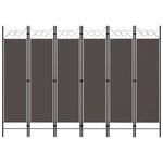 vidaXL 3/4/5/6x Panel Room Divider Folding Screen Furniture Multi Colors