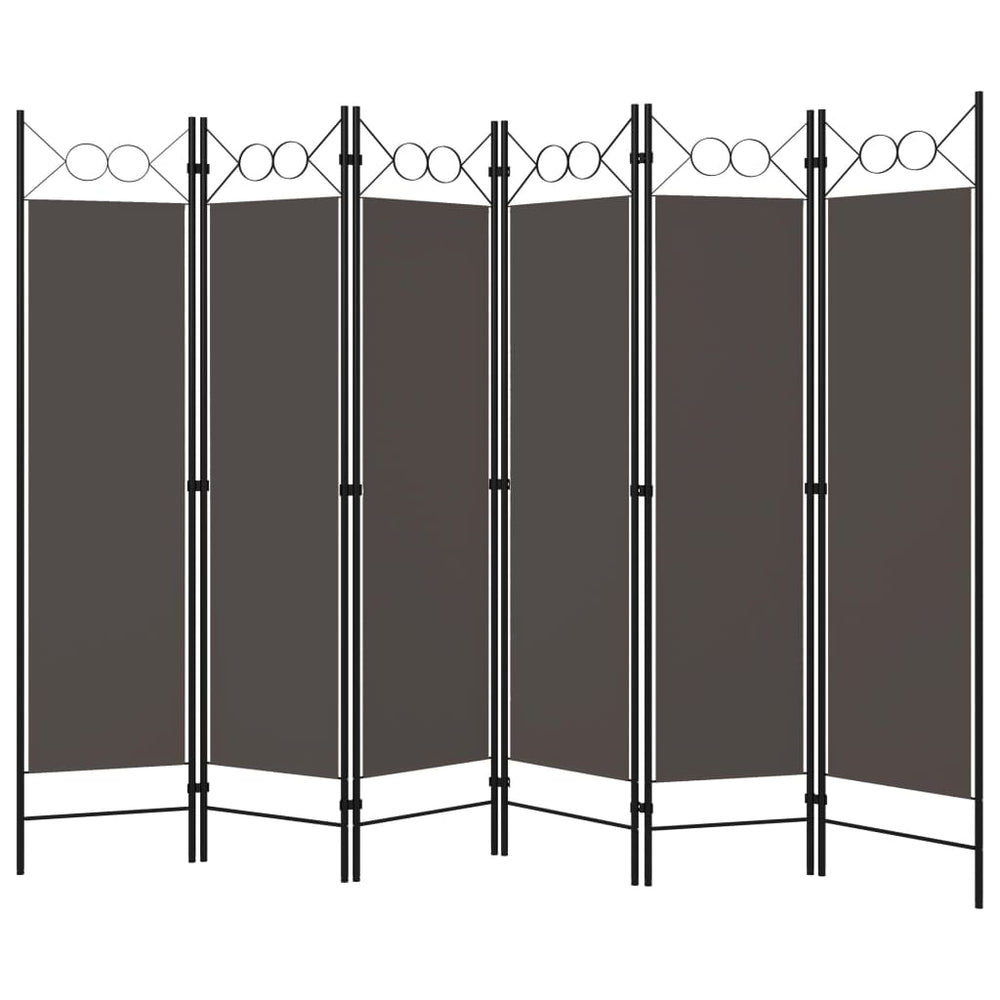 vidaXL 3/4/5/6x Panel Room Divider Folding Screen Furniture Multi Colors