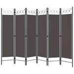vidaXL 3/4/5/6x Panel Room Divider Folding Screen Furniture Multi Colors