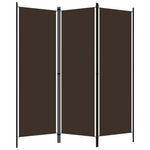 vidaXL 3/4/5/6x Panel Room Divider Folding Panel Rack Furniture Multi Colors