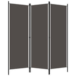 vidaXL 3/4/5/6x Panel Room Divider Folding Panel Rack Furniture Multi Colors