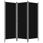 vidaXL 3/4/5/6x Panel Room Divider Folding Panel Rack Furniture Multi Colors