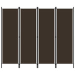 vidaXL 3/4/5/6x Panel Room Divider Folding Panel Rack Furniture Multi Colors