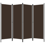 vidaXL 3/4/5/6x Panel Room Divider Folding Panel Rack Furniture Multi Colors