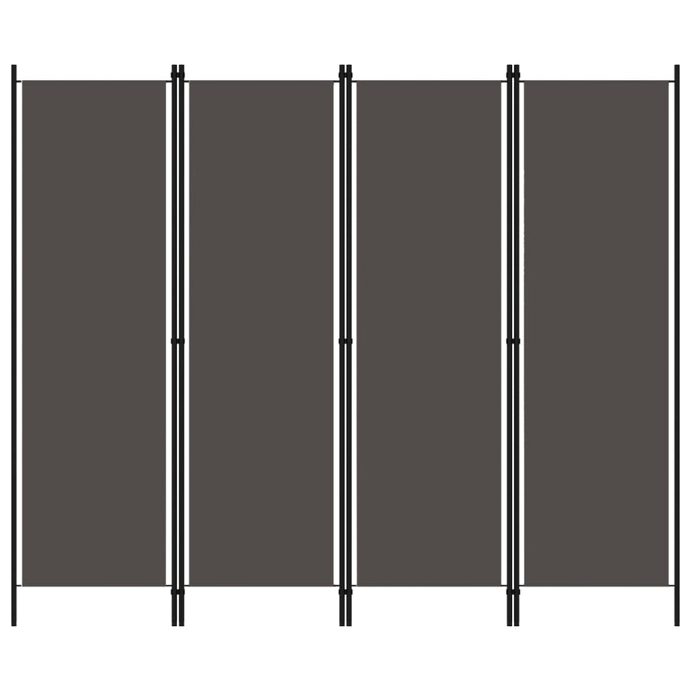 vidaXL 3/4/5/6x Panel Room Divider Folding Panel Rack Furniture Multi Colors