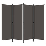 vidaXL 3/4/5/6x Panel Room Divider Folding Panel Rack Furniture Multi Colors