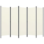 vidaXL 3/4/5/6x Panel Room Divider Folding Panel Rack Furniture Multi Colors