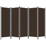 vidaXL 3/4/5/6x Panel Room Divider Folding Panel Rack Furniture Multi Colors