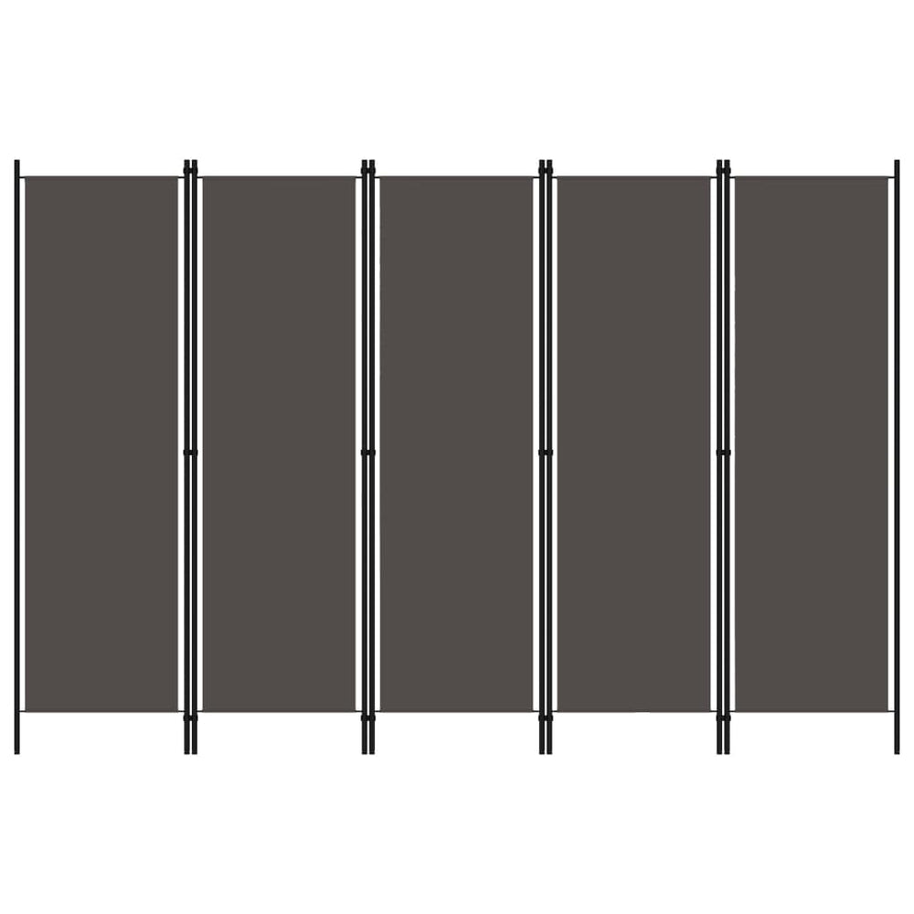 vidaXL 3/4/5/6x Panel Room Divider Folding Panel Rack Furniture Multi Colors