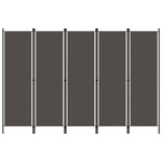 vidaXL 3/4/5/6x Panel Room Divider Folding Panel Rack Furniture Multi Colors