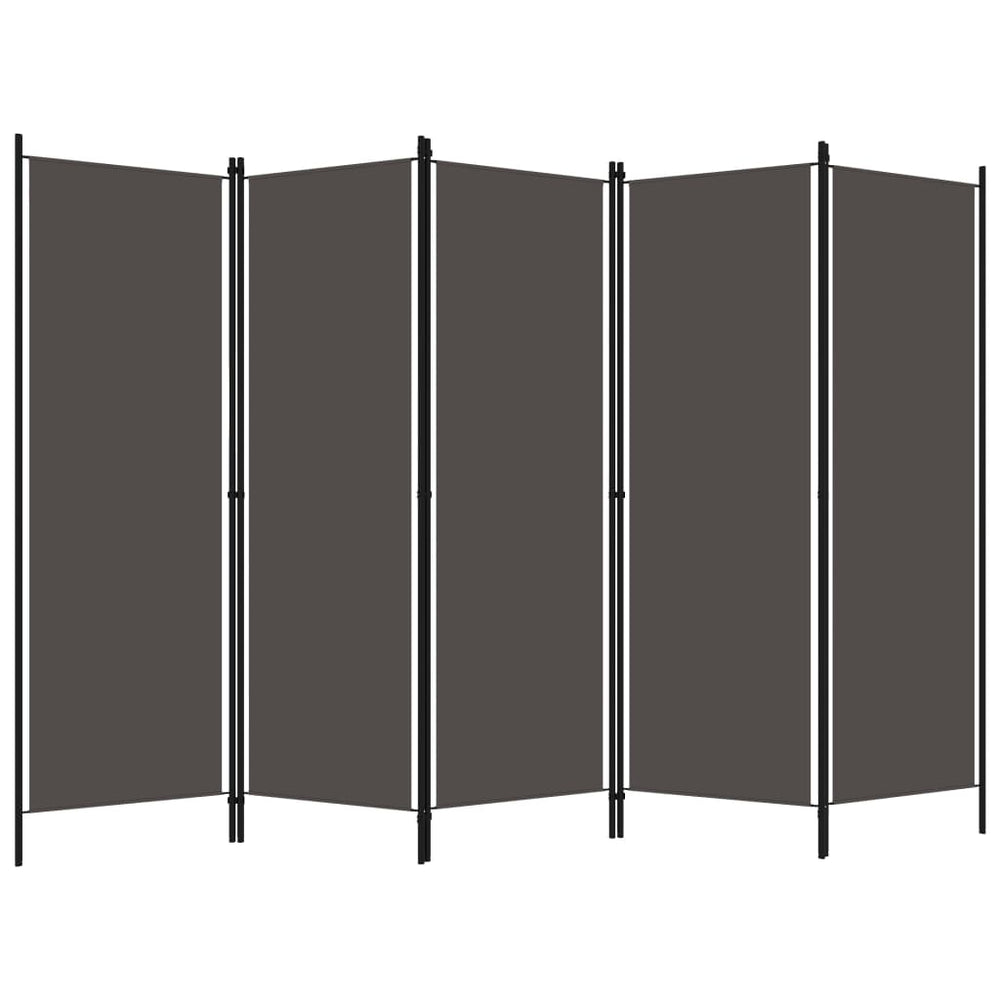 vidaXL 3/4/5/6x Panel Room Divider Folding Panel Rack Furniture Multi Colors