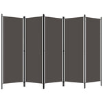 vidaXL 3/4/5/6x Panel Room Divider Folding Panel Rack Furniture Multi Colors