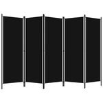 vidaXL 3/4/5/6x Panel Room Divider Folding Panel Rack Furniture Multi Colors
