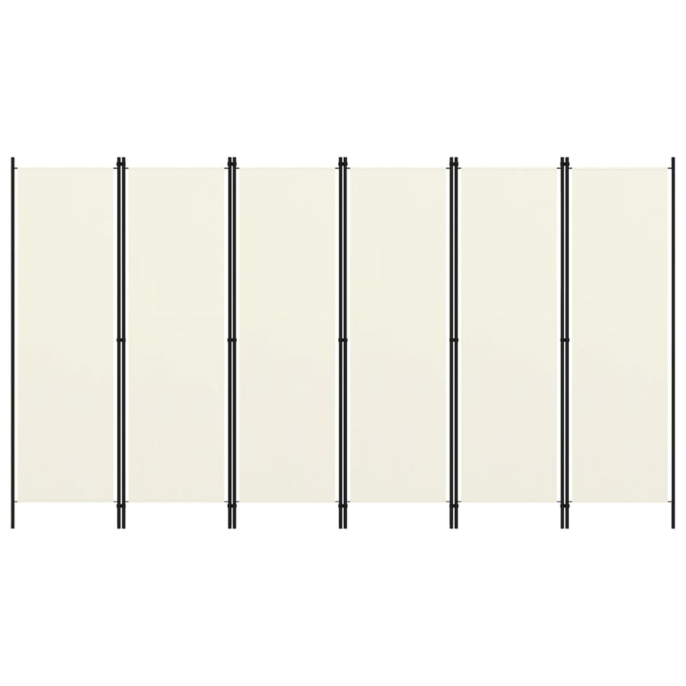 vidaXL 3/4/5/6x Panel Room Divider Folding Panel Rack Furniture Multi Colors