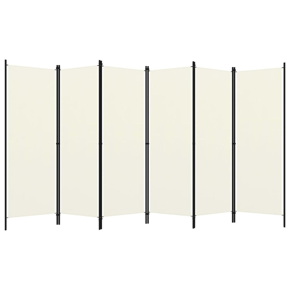 vidaXL 3/4/5/6x Panel Room Divider Folding Panel Rack Furniture Multi Colors